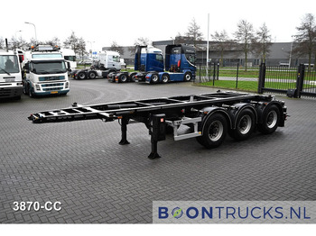 Semi-remorque porte-conteneur/ Caisse mobile LAG O-3-CC TANK CHASSIS | 20t * 3250 Kg * ADR AT-FL-OX * BPW / DISC: photos 5