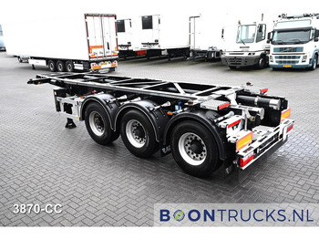 Semi-remorque porte-conteneur/ Caisse mobile LAG O-3-CC TANK CHASSIS | 20t * 3250 Kg * ADR AT-FL-OX * BPW / DISC: photos 3