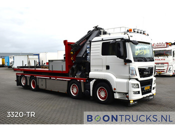 Photo d'intérieur 1: Camion grue MAN TGS 440 8x2 + HMF 5020-K6 + FJ1000K4 | EURO6 * KABELSYSTEEM 30T * NL TRUCK * TOP!