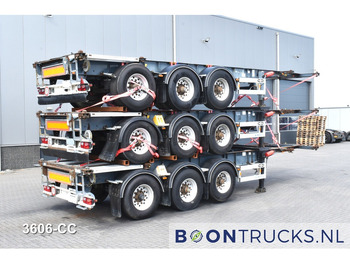 Semi-remorque porte-conteneur/ Caisse mobile VAN HOOL 20'/30'