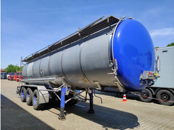 Semi-remorque citerne Burg 26165 liter Tankoplegger 1 kamer MET RVS Pomp: photos 4