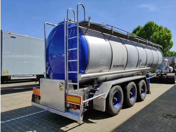 Semi-remorque citerne Burg 26165 liter Tankoplegger 1 kamer MET RVS Pomp: photos 3