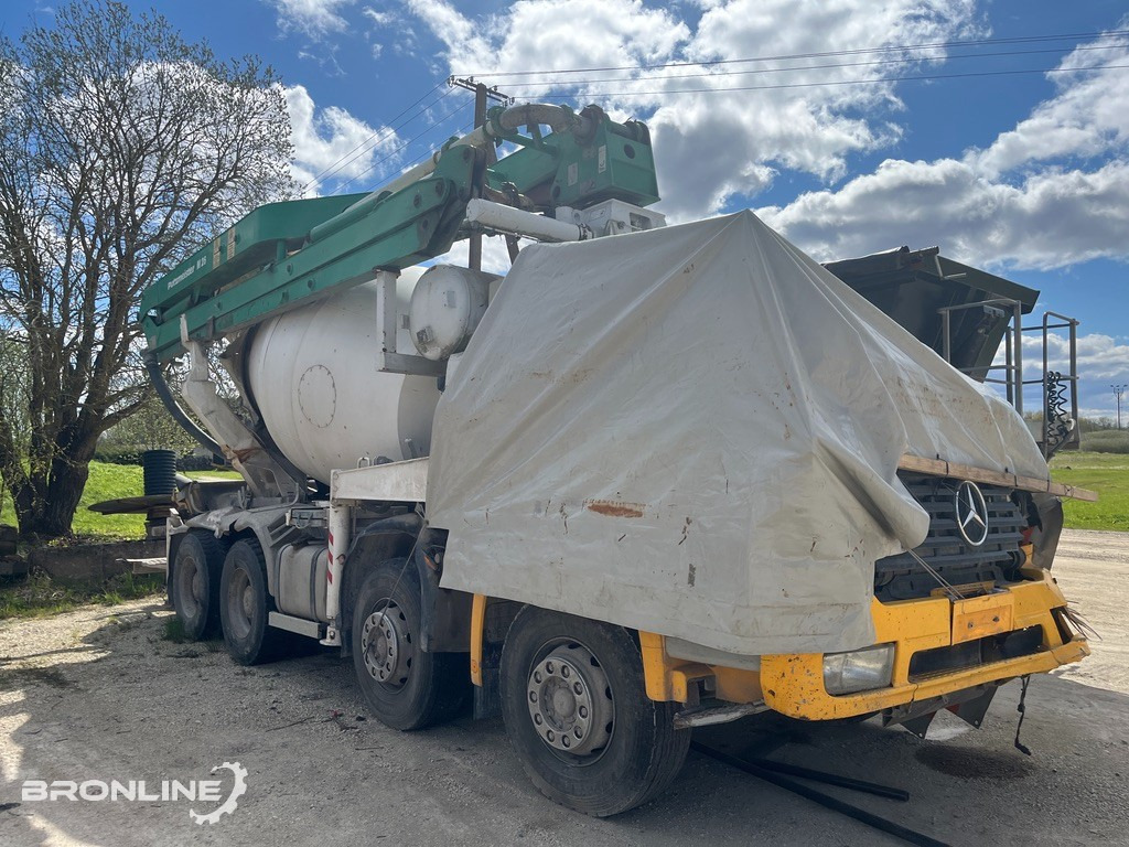 2003 MERCEDES-BENZ ACTROS 3240B 8X4/4 Mixer - Camion malaxeur: photos 1 2003 MERCEDES-BENZ ACTROS 3240B 8X4/4 Mixer - Camion malaxeur: photos 1
