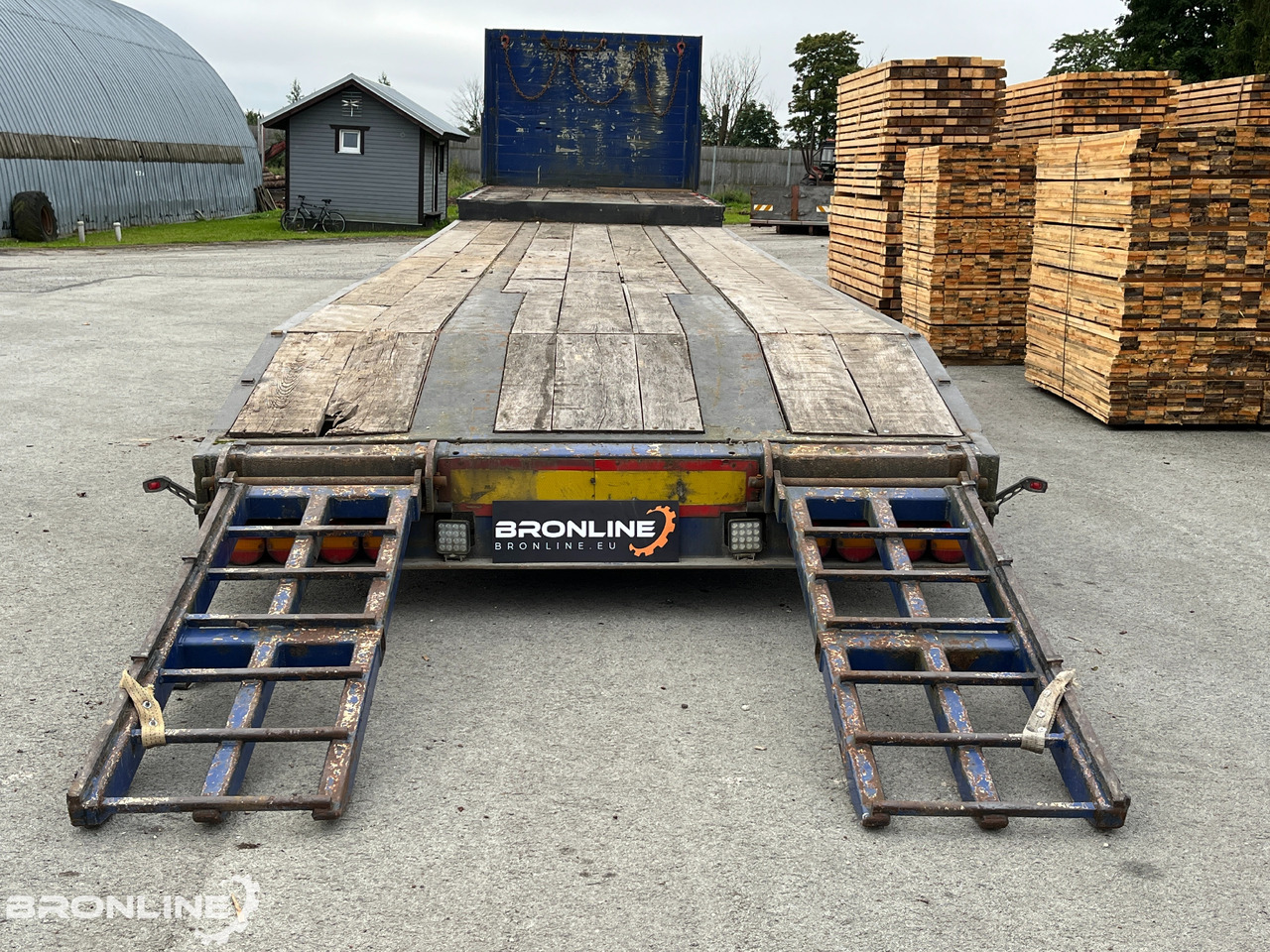 2003 WECON S327 LK20 3-axle trailer - Semi-remorque surbaissé: photos 4 2003 WECON S327 LK20 3-axle trailer - Semi-remorque surbaissé: photos 4