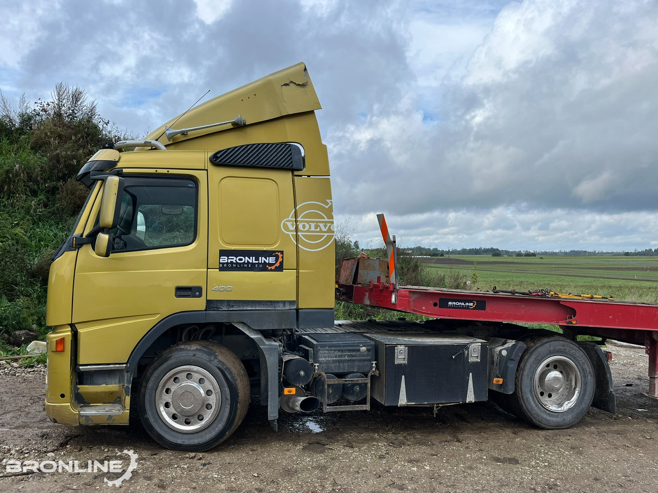 2006 Volvo FM400 + 2000 FLIEGL SZS 280 Flatbed - Tracteur routier: photos 4 2006 Volvo FM400 + 2000 FLIEGL SZS 280 Flatbed - Tracteur routier: photos 4