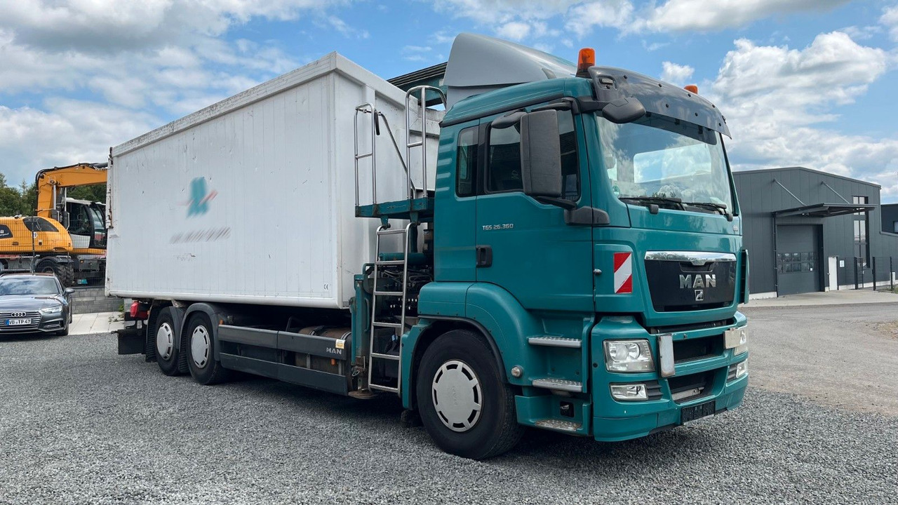 MAN TGS 26.360 Müllwagen Glas Kran Kipper - Camion benne, Camion grue: photos 3 MAN TGS 26.360 Müllwagen Glas Kran Kipper - Camion benne, Camion grue: photos 3