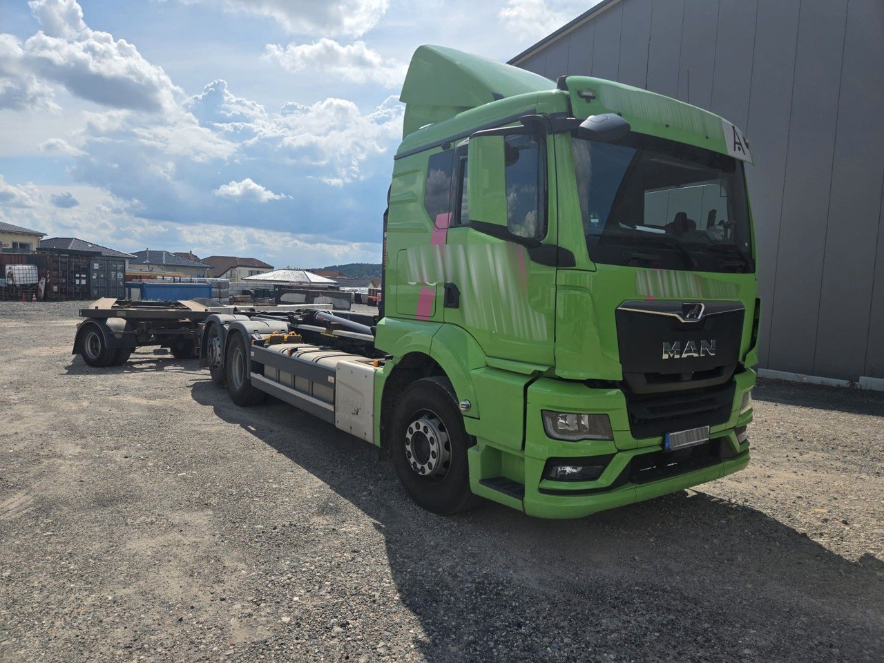 MAN TGS 2651 Abrollkipper HIAB Lift -Lenkachse - Camion ampliroll: photos 2 MAN TGS 2651 Abrollkipper HIAB Lift -Lenkachse - Camion ampliroll: photos 2