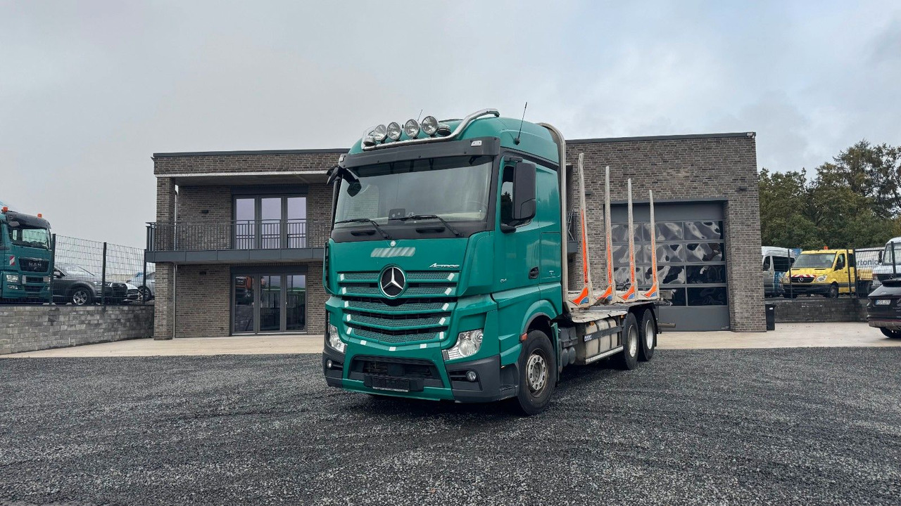 Mercedes-Benz Actros 2645 Holztransporter ohne Kran - Camion grumier: photos 1 Mercedes-Benz Actros 2645 Holztransporter ohne Kran - Camion grumier: photos 1
