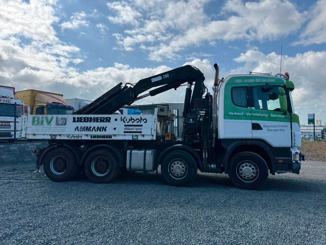 Scania 164G 580 V8 Kran Hiab 280 Retarder Sattelplatte Scania 164G 580 V8 Kran Hiab 280 Retarder Sattelplatte - Camion plateau, Camion grue: photos 5 Scania 164G 580 V8 Kran Hiab 280 Retarder Sattelplatte Scania 164G 580 V8 Kran Hiab 280 Retarder Sattelplatte - Camion plateau, Camion grue: photos 5