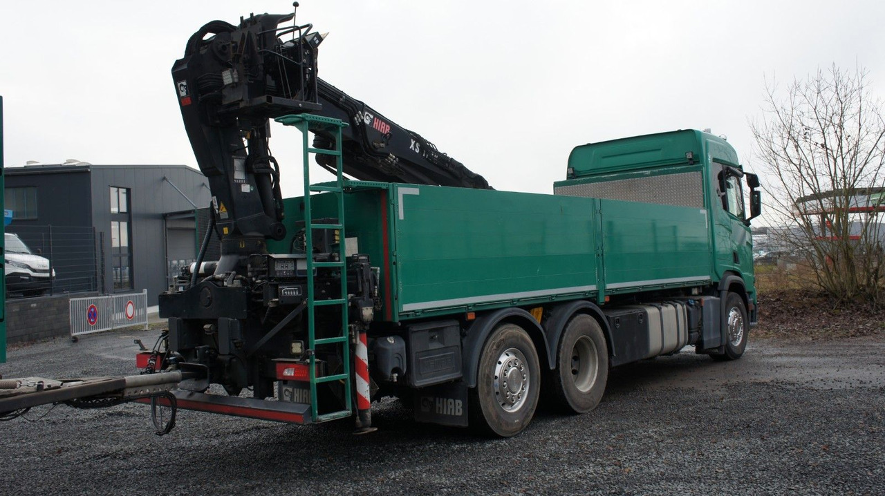 Scania R500 6x2 Baustoffzug Kran HIAB 177 K-2 Pro - Camion plateau, Camion grue: photos 4 Scania R500 6x2 Baustoffzug Kran HIAB 177 K-2 Pro - Camion plateau, Camion grue: photos 4