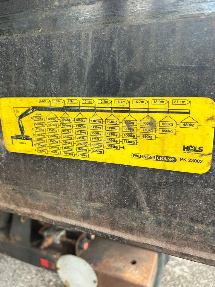 MAN TGA 28.400 6x-4BL Palfinger 23002 - Camion benne, Camion grue: photos 4 MAN TGA 28.400 6x-4BL Palfinger 23002 - Camion benne, Camion grue: photos 4