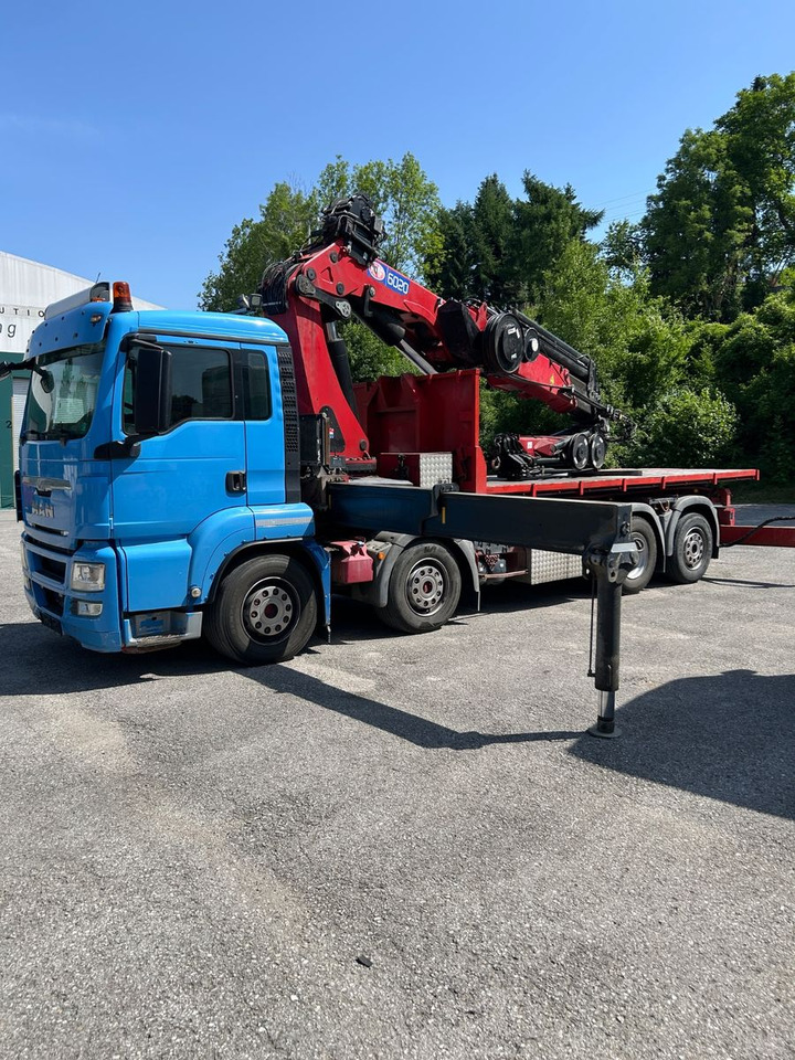 MAN TGS 8x2 mit HMF Kran 6020 Jip Winde - Camion grue: photos 4 MAN TGS 8x2 mit HMF Kran 6020 Jip Winde - Camion grue: photos 4