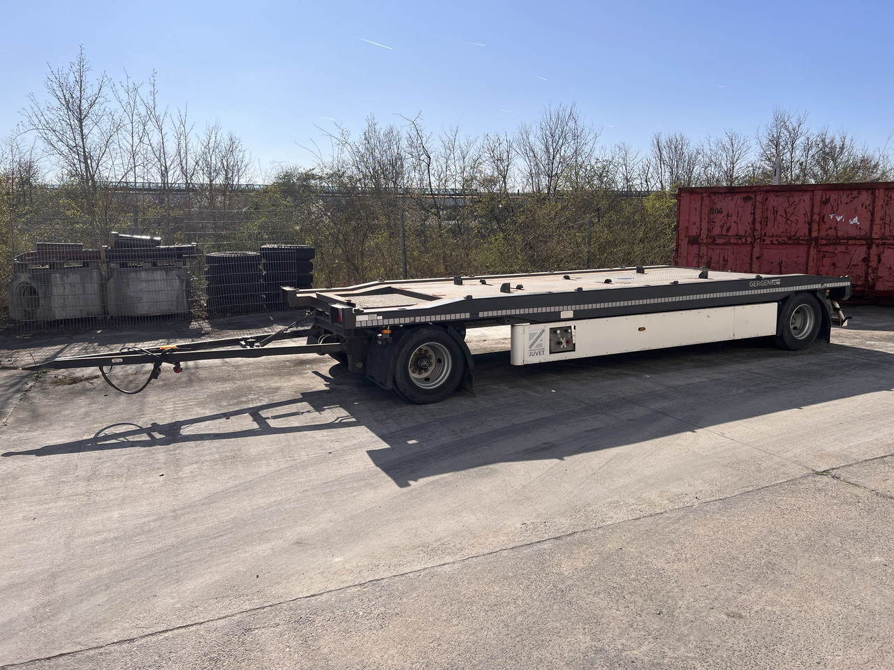 Gergen TBCA 18H 2 Achs Kombianhänger- Tieflader - Remorque porte-conteneur/ Caisse mobile: photos 1 Gergen TBCA 18H 2 Achs Kombianhänger- Tieflader - Remorque porte-conteneur/ Caisse mobile: photos 1