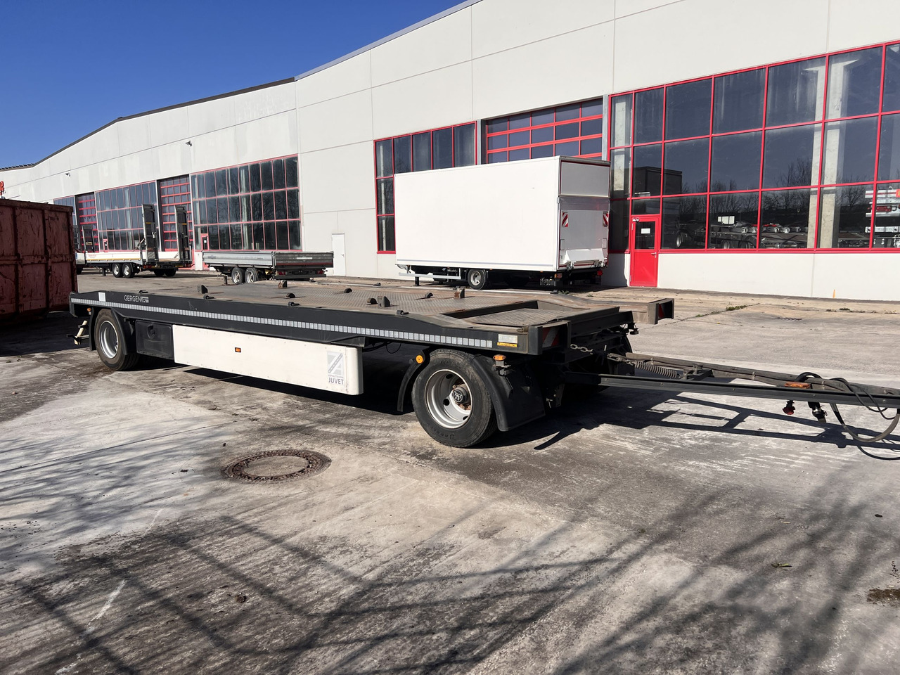 Gergen TBCA 18H 2 Achs Kombianhänger- Tieflader - Remorque porte-conteneur/ Caisse mobile: photos 3 Gergen TBCA 18H 2 Achs Kombianhänger- Tieflader - Remorque porte-conteneur/ Caisse mobile: photos 3