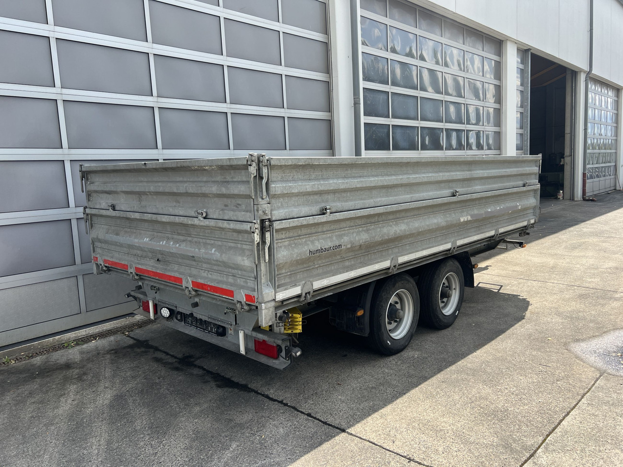 Humbaur D1AC Tandemkipper- Tieflader mit Aufsatz, neuwertig - Remorque benne: photos 3 Humbaur D1AC Tandemkipper- Tieflader mit Aufsatz, neuwertig - Remorque benne: photos 3