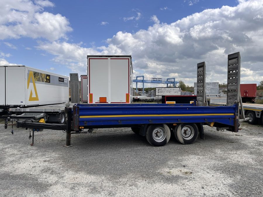 Humbaur HBT10 Tandemtieflader - Remorque porte-engin surbaissée: photos 1 Humbaur HBT10 Tandemtieflader - Remorque porte-engin surbaissée: photos 1