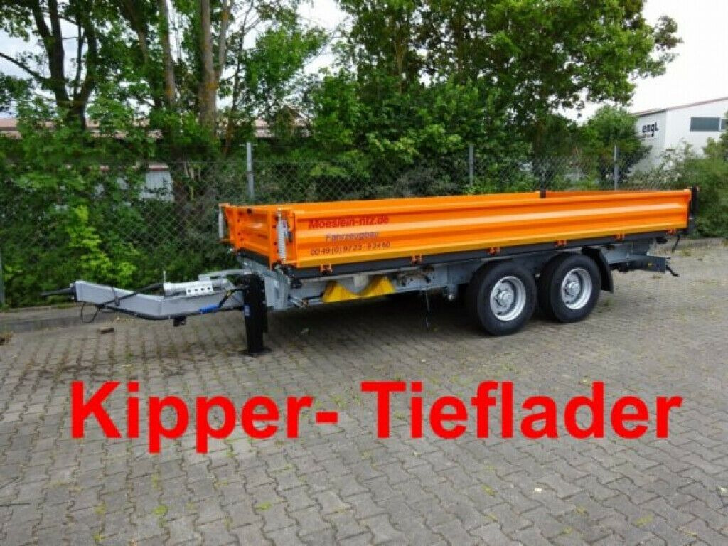 Möslein 13 t Tandem 3- Seitenkipper Tieflader-- Neufahr - Remorque benne: photos 2 Möslein 13 t Tandem 3- Seitenkipper Tieflader-- Neufahr - Remorque benne: photos 2