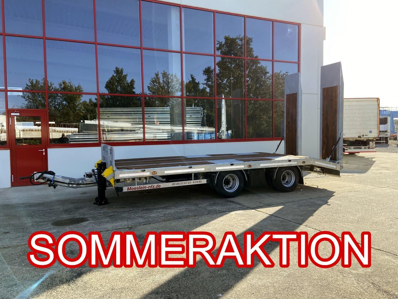 Möslein 21 t Tandemtieflader, Luftgefedert, NEU - Remorque porte-engin surbaissée: photos 1 Möslein 21 t Tandemtieflader, Luftgefedert, NEU - Remorque porte-engin surbaissée: photos 1