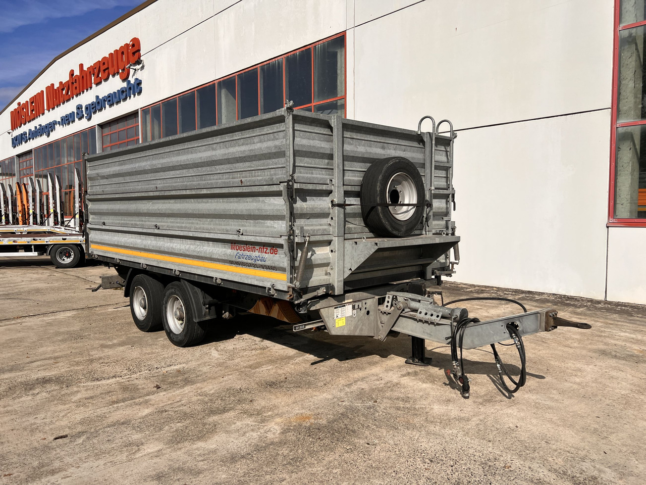 Möslein TDS 13 Schwebheim 13 t Tandemkipper- Tieflader, Aufsatzbordwände - Remorque benne: photos 5 Möslein TDS 13 Schwebheim 13 t Tandemkipper- Tieflader, Aufsatzbordwände - Remorque benne: photos 5