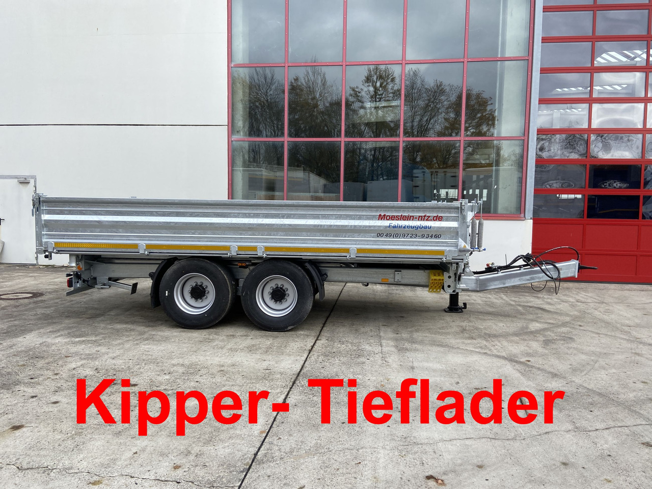 Möslein TTD 14 Schwebheim 14 t Tandemkipper Tieflader Breite Reifen-- Neufahrzeug -- - Remorque benne: photos 1 Möslein TTD 14 Schwebheim 14 t Tandemkipper Tieflader Breite Reifen-- Neufahrzeug -- - Remorque benne: photos 1