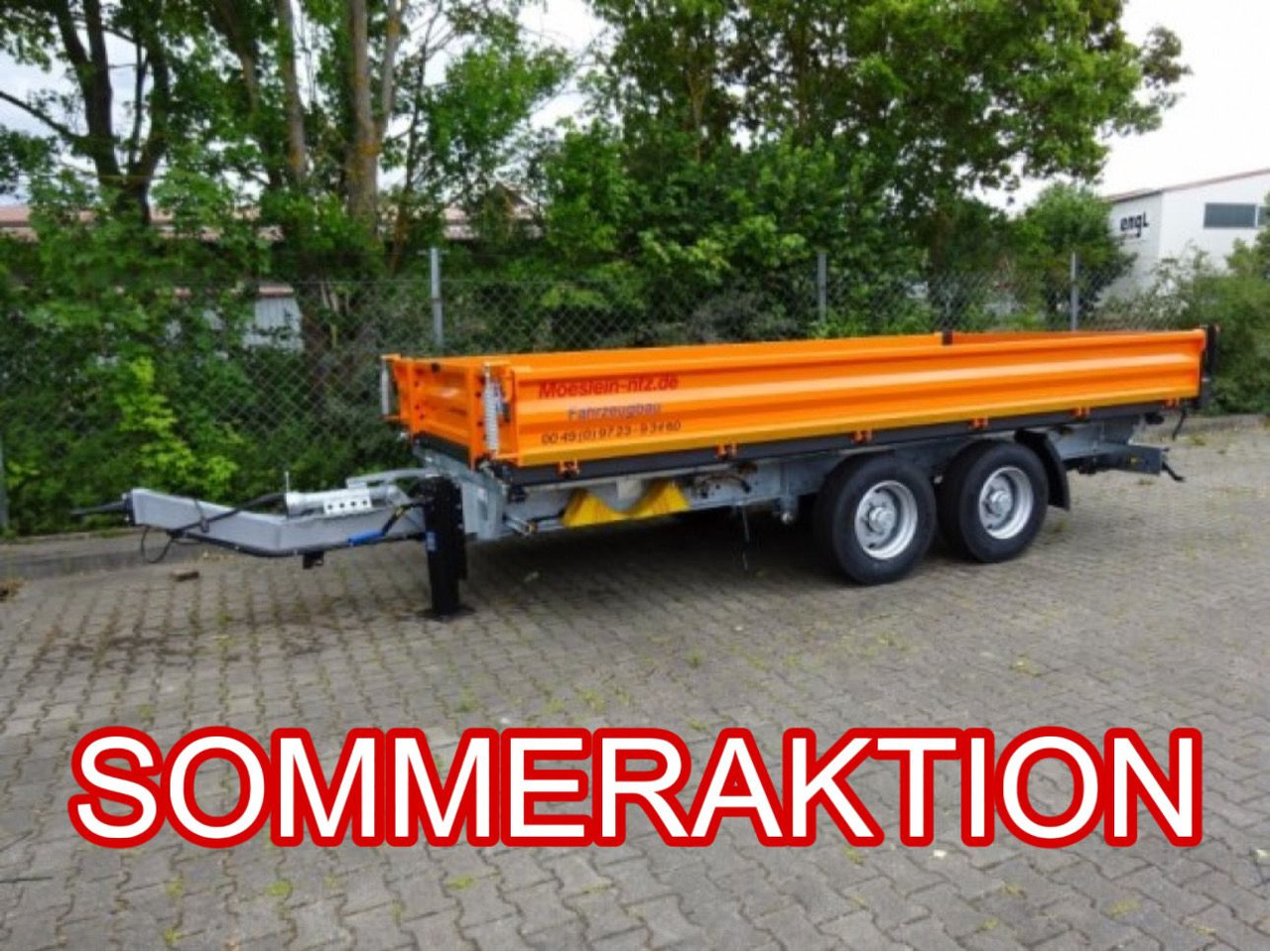 Möslein TTD11 Orange neuer Tandem 3- Seitenkipper Tieflader-- Neufahrzeug -- - Remorque benne: photos 1 Möslein TTD11 Orange neuer Tandem 3- Seitenkipper Tieflader-- Neufahrzeug -- - Remorque benne: photos 1