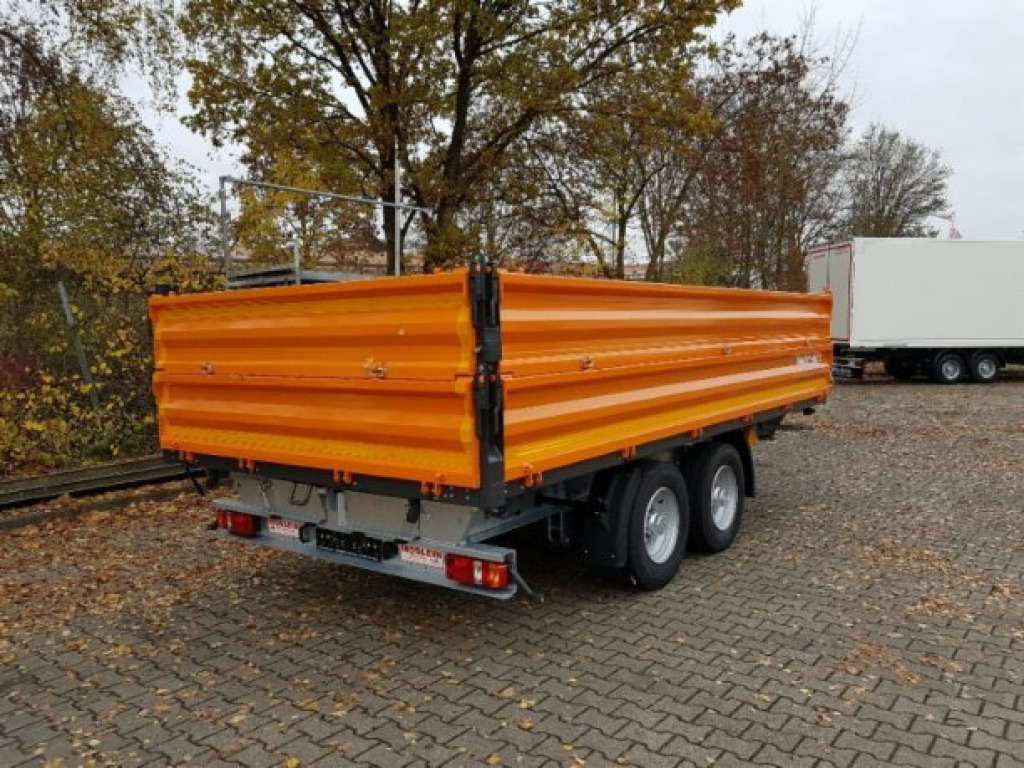 Möslein TTD13- BA Orange 13 t Tandem Kipper Tiefladermit Bordwand- Aufsatz-- Neufahrzeug -- - Remorque benne: photos 4 Möslein TTD13- BA Orange 13 t Tandem Kipper Tiefladermit Bordwand- Aufsatz-- Neufahrzeug -- - Remorque benne: photos 4