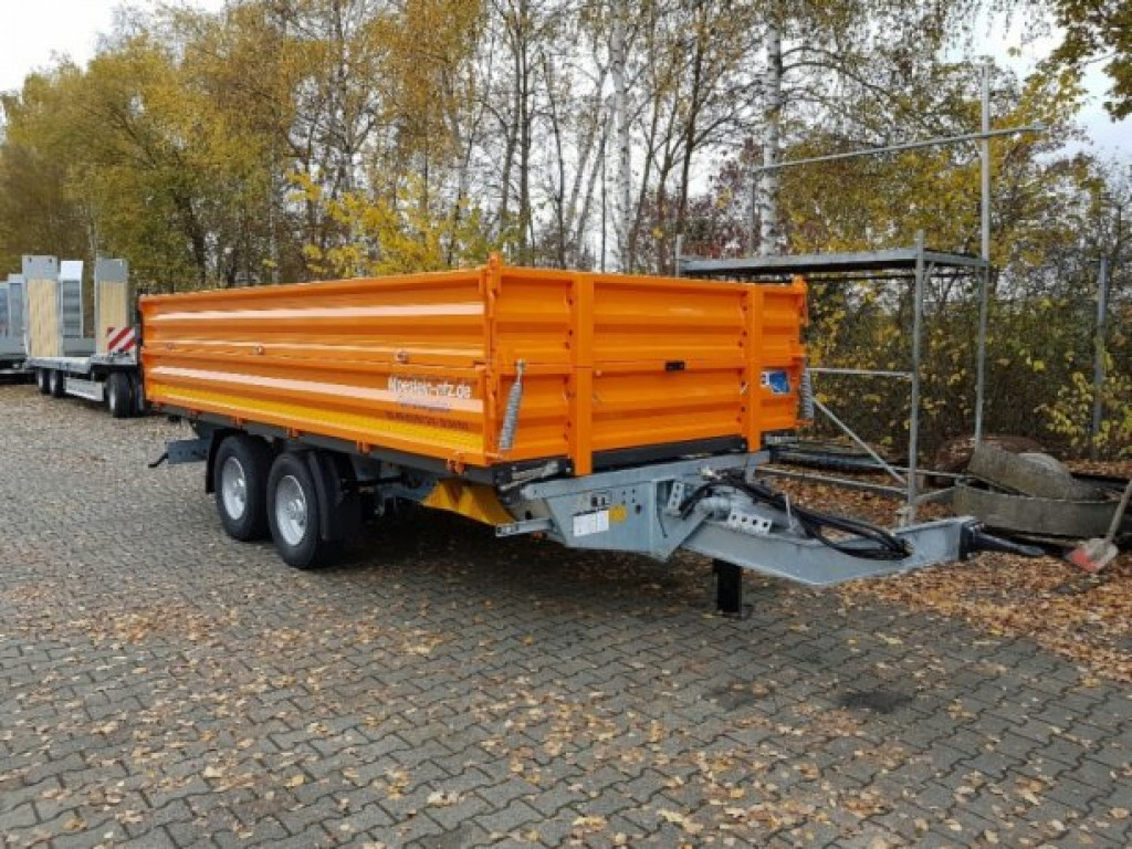 Möslein TTD13- BA Orange 13 t Tandem Kipper Tiefladermit Bordwand- Aufsatz-- Neufahrzeug -- - Remorque benne: photos 5 Möslein TTD13- BA Orange 13 t Tandem Kipper Tiefladermit Bordwand- Aufsatz-- Neufahrzeug -- - Remorque benne: photos 5