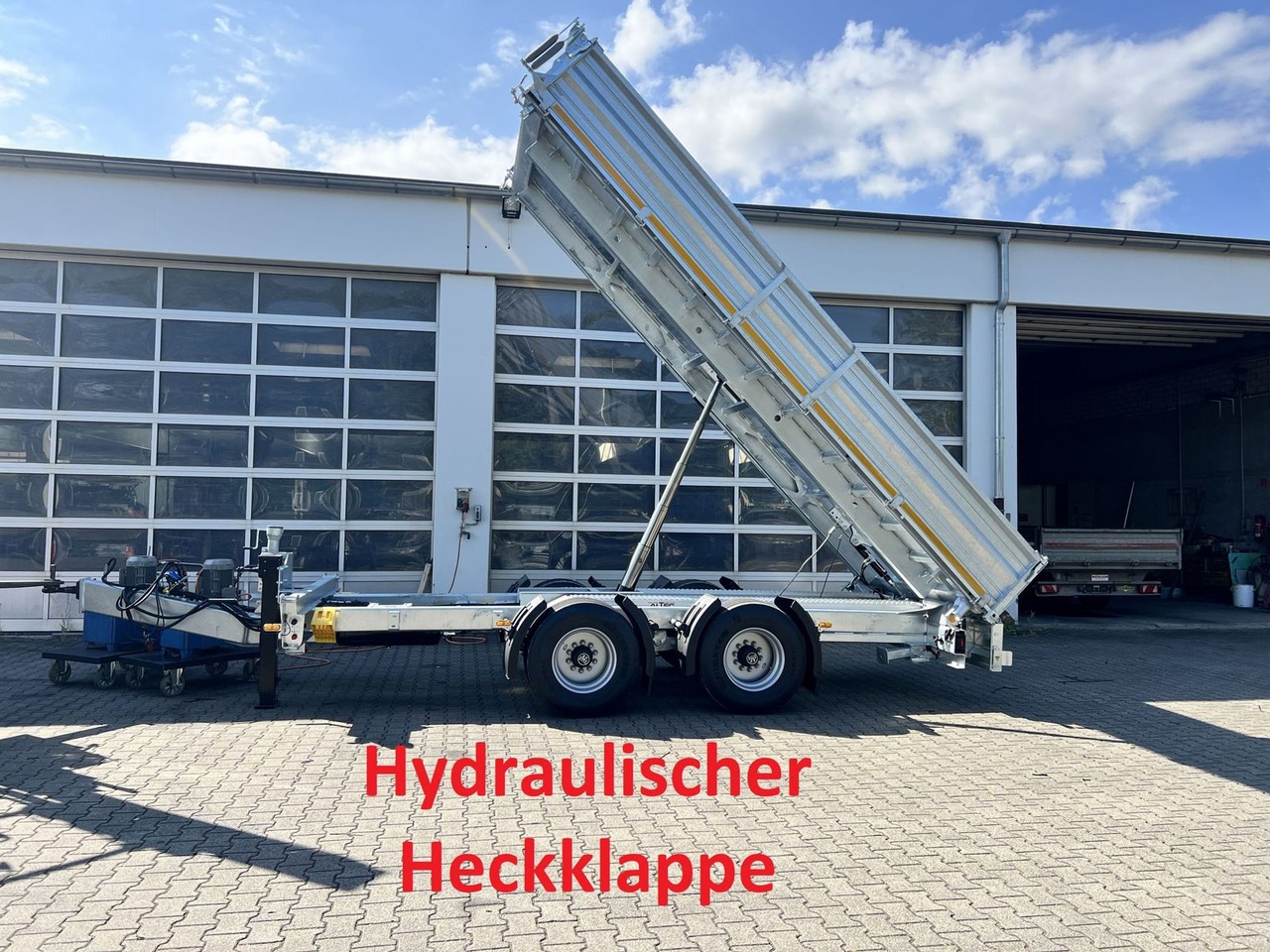 Möslein neuer 19 t Tandemkipper- Tieflader hydraulische - Remorque benne: photos 1 Möslein neuer 19 t Tandemkipper- Tieflader hydraulische - Remorque benne: photos 1