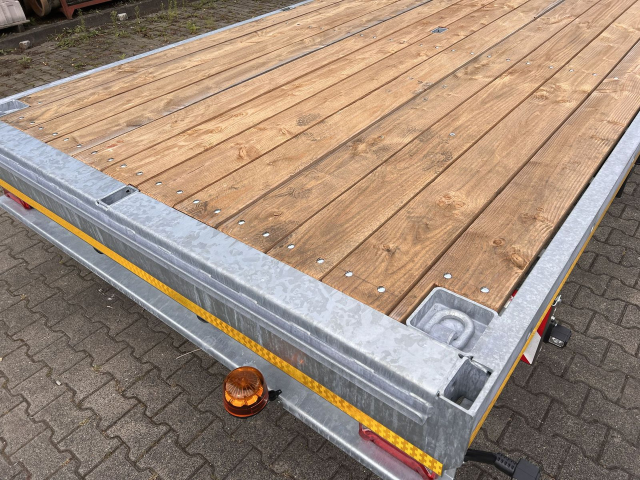 Semi-remorque Möslein  11,9 t Tandemanhänger- Tieflader, ausziehbar: photos 7