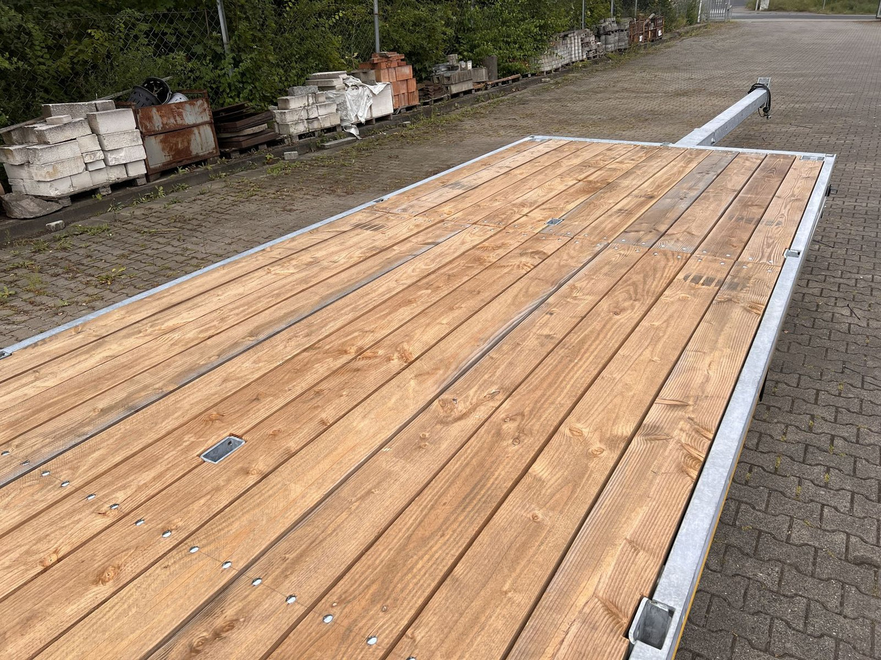 Semi-remorque Möslein  11,9 t Tandemanhänger- Tieflader, ausziehbar: photos 8