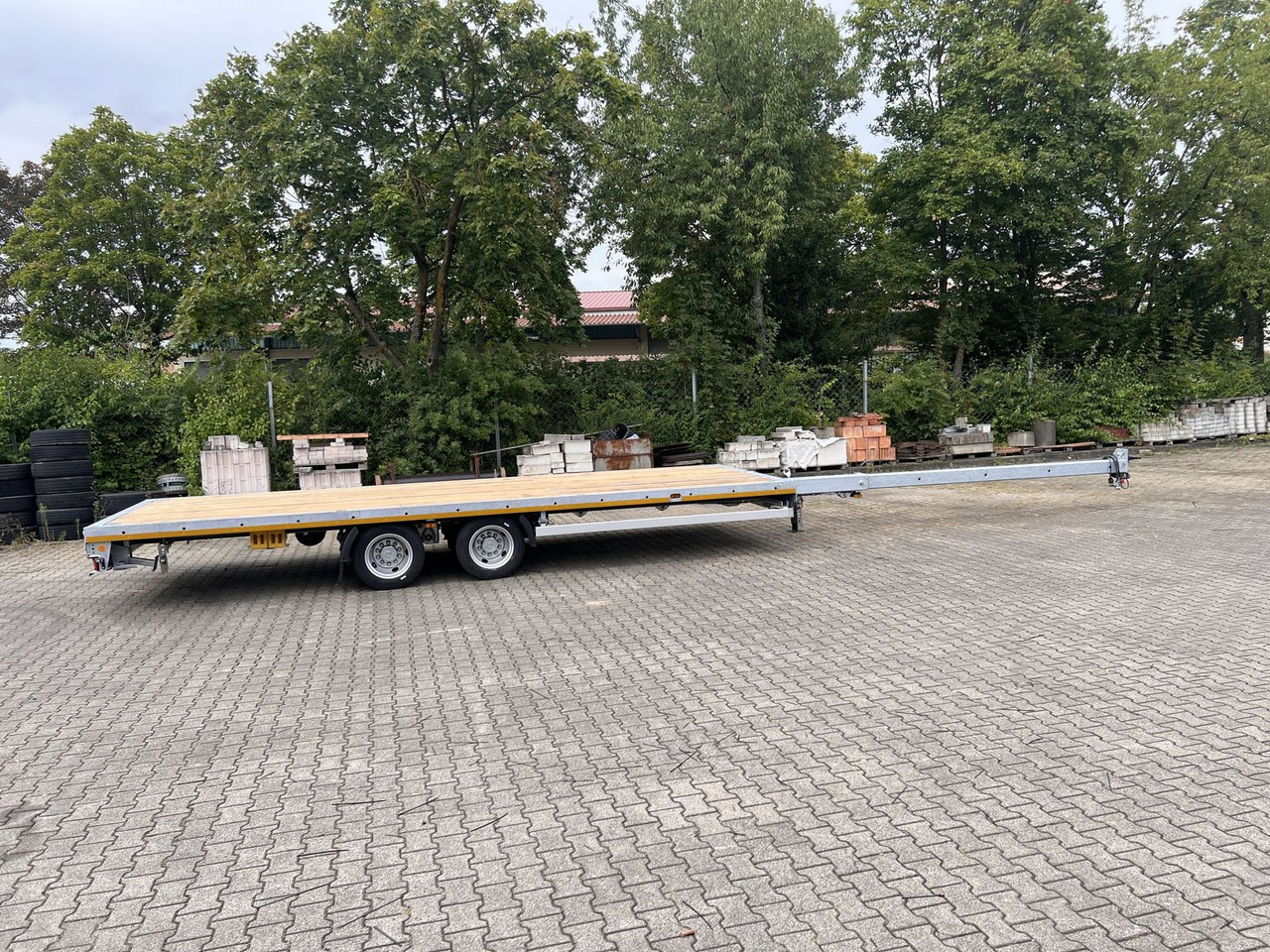 Möslein 11,9 t Tandemanhänger- Tieflader, ausziehbar - Semi-remorque: photos 5 Möslein 11,9 t Tandemanhänger- Tieflader, ausziehbar - Semi-remorque: photos 5