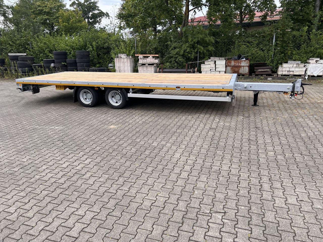 Möslein 11,9 t Tandemanhänger- Tieflader, ausziehbarLuf - Semi-remorque: photos 2 Möslein 11,9 t Tandemanhänger- Tieflader, ausziehbarLuf - Semi-remorque: photos 2