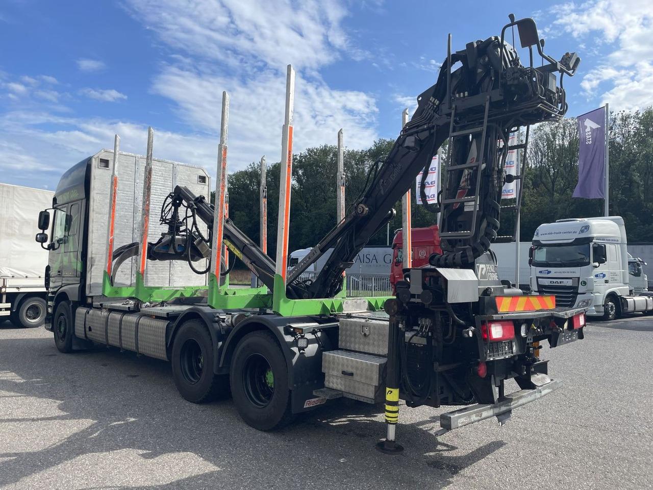 DAF FAT XF 530 SSC, Holztransport, Greifer mit Säge - Camion grumier, Camion grue: photos 4 DAF FAT XF 530 SSC, Holztransport, Greifer mit Säge - Camion grumier, Camion grue: photos 4