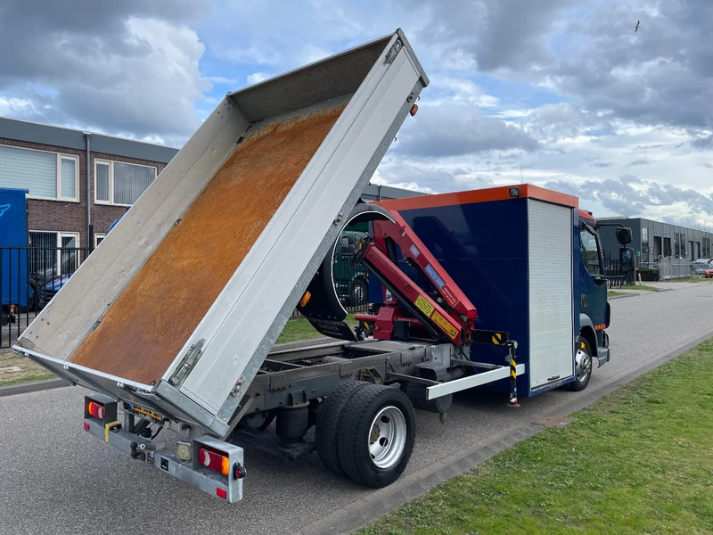 Camion benne, Camion grue DAF LF 45 kipper + crane: photos 8 Camion benne, Camion grue DAF LF 45 kipper + crane: photos 8