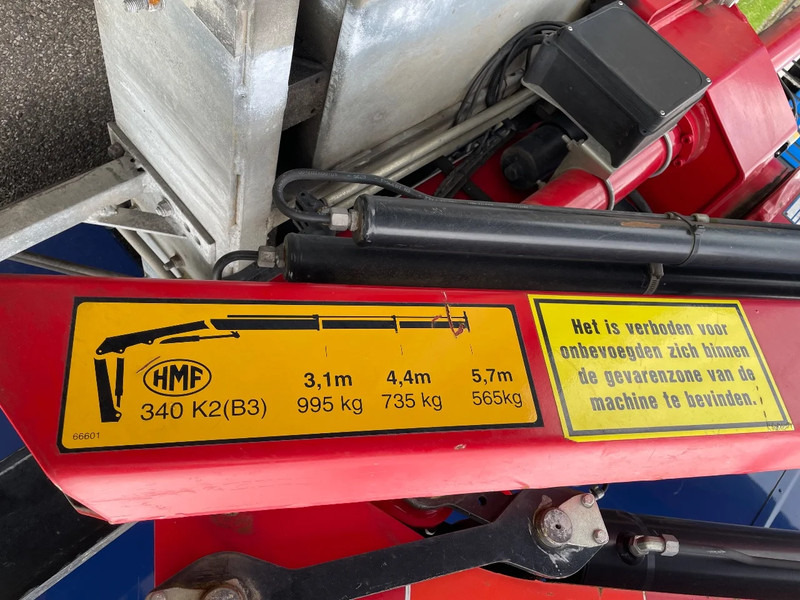 Camion benne, Camion grue DAF LF 45 kipper + crane: photos 9 Camion benne, Camion grue DAF LF 45 kipper + crane: photos 9