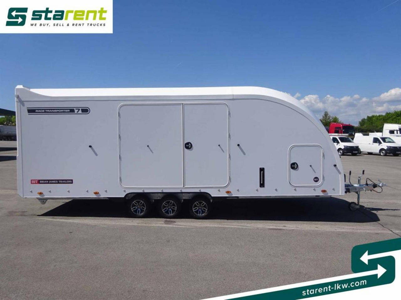 Brian James Trailers Race Transporter 7, Seilwinde, elektrische Klappe - Remorque porte-voitures: photos 4 Brian James Trailers Race Transporter 7, Seilwinde, elektrische Klappe - Remorque porte-voitures: photos 4