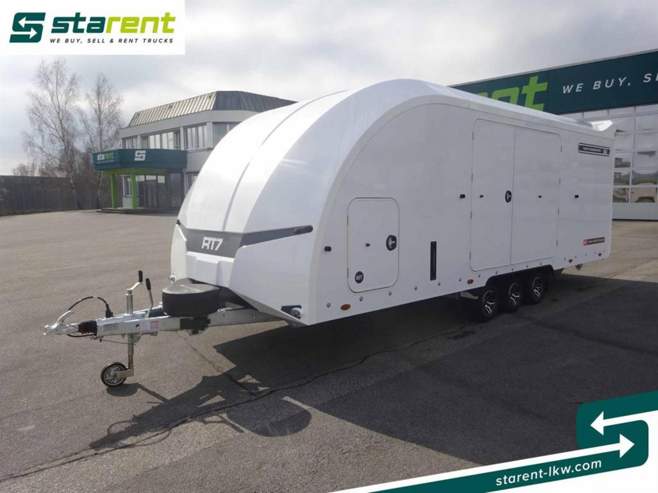 Brian James Trailers Race Transporter 7, Seilwinde, elektrische Klappe - Remorque porte-voitures: photos 1 Brian James Trailers Race Transporter 7, Seilwinde, elektrische Klappe - Remorque porte-voitures: photos 1