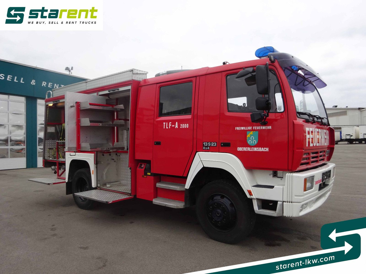 Steyr 13S23 4x4 Feuerwehrauto, 2.000 Liter Wassertank - Camion: photos 2 Steyr 13S23 4x4 Feuerwehrauto, 2.000 Liter Wassertank - Camion: photos 2