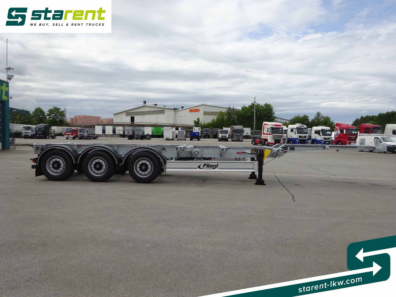 Fliegl Containerchassis ADR, 1x20/2x20/1x30/1x40/1x45 - Semi-remorque porte-conteneur/ Caisse mobile: photos 4 Fliegl Containerchassis ADR, 1x20/2x20/1x30/1x40/1x45 - Semi-remorque porte-conteneur/ Caisse mobile: photos 4