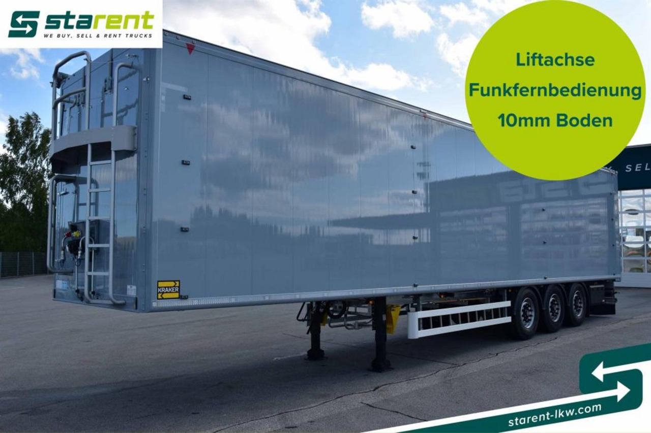 Kraker 10 mm 92m³ BPW-Achsen Funk. Verzinkt Liftachse - Semi-remorque à fond mouvant: photos 1 Kraker 10 mm 92m³ BPW-Achsen Funk. Verzinkt Liftachse - Semi-remorque à fond mouvant: photos 1