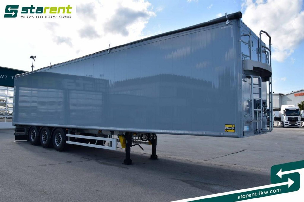 Kraker 10 mm 92m³ BPW-Achsen Funk. Verzinkt Liftachse - Semi-remorque à fond mouvant: photos 3 Kraker 10 mm 92m³ BPW-Achsen Funk. Verzinkt Liftachse - Semi-remorque à fond mouvant: photos 3