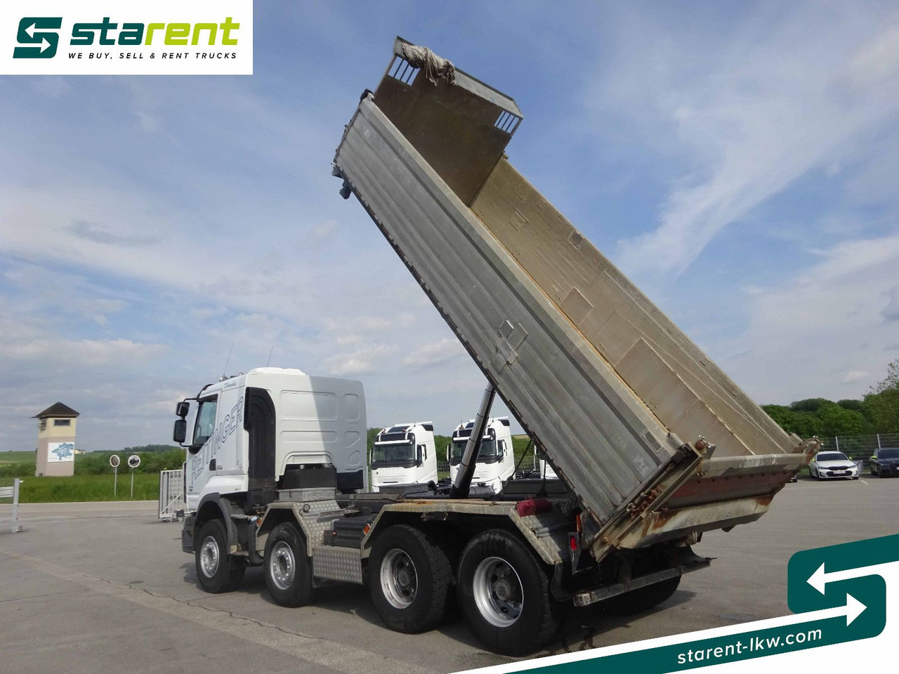 Renault Premium 450 DXi, 8x4, 3 Seitenkipper, Standklima - Camion benne: photos 5 Renault Premium 450 DXi, 8x4, 3 Seitenkipper, Standklima - Camion benne: photos 5