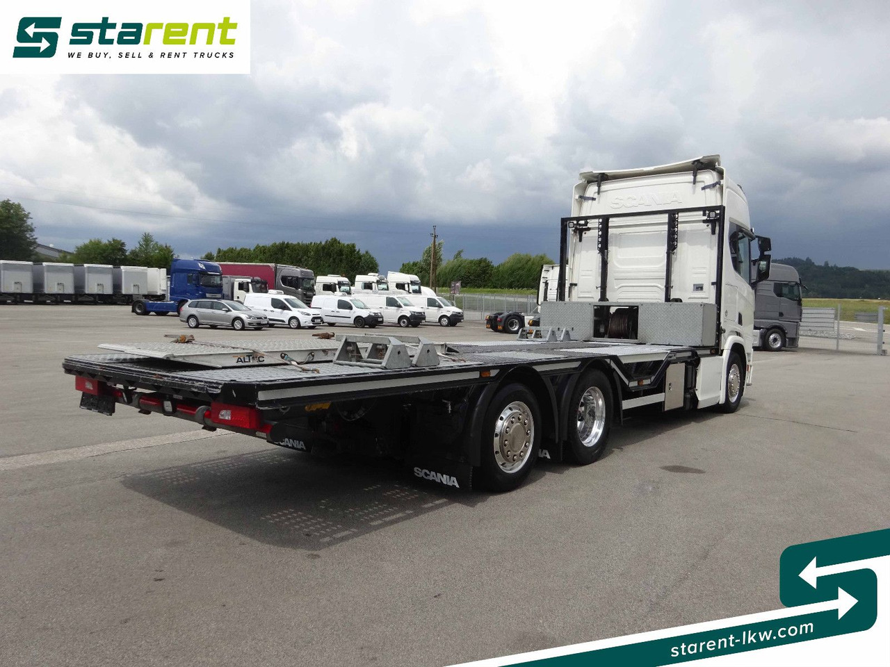 Scania R770 V8 Fahrzeugtransporter, Retarder, Seilwinde - Camion porte-voitures: photos 5 Scania R770 V8 Fahrzeugtransporter, Retarder, Seilwinde - Camion porte-voitures: photos 5
