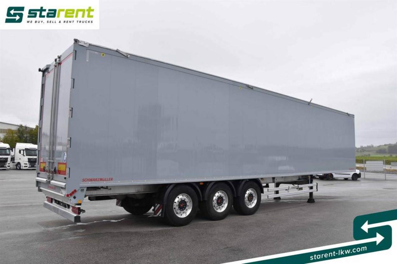 Schwarzmüller Schubbodenauflieger 10mm elektrisches Verdeck 91m³ - Semi-remorque à fond mouvant: photos 5 Schwarzmüller Schubbodenauflieger 10mm elektrisches Verdeck 91m³ - Semi-remorque à fond mouvant: photos 5