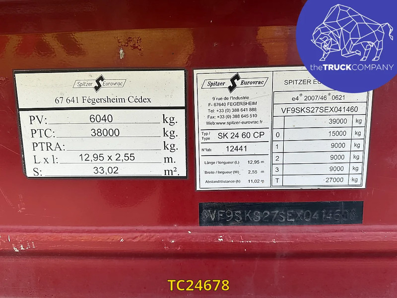 SPITZER 59000 - Semi-remorque citerne: photos 4 SPITZER 59000 - Semi-remorque citerne: photos 4