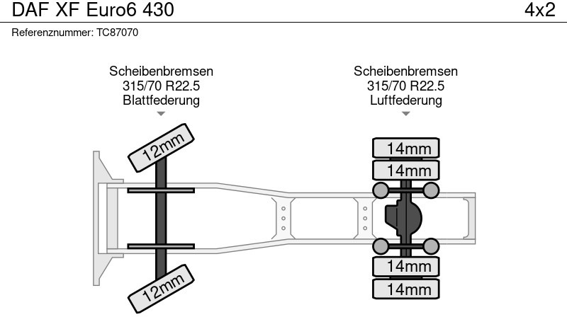 Tracteur routier DAF XF Euro6 430: photos 7