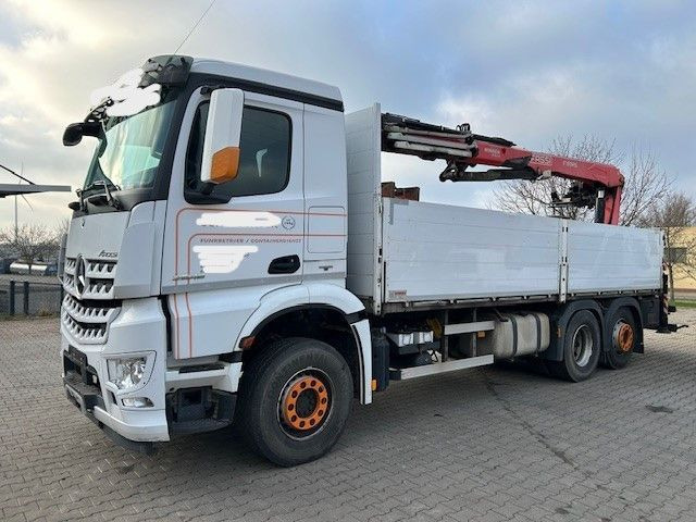 Mercedes-Benz 2545 Kran FASSI F195AS Mercedes-Benz 2545 Kran FASSI F195AS - Camion plateau, Camion grue: photos 1 Mercedes-Benz 2545 Kran FASSI F195AS Mercedes-Benz 2545 Kran FASSI F195AS - Camion plateau, Camion grue: photos 1