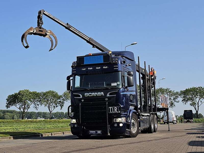 Scania R730 PALFING M120 WOOD - Camion grumier, Camion grue: photos 1 Scania R730 PALFING M120 WOOD - Camion grumier, Camion grue: photos 1