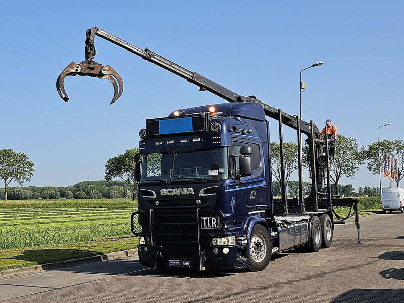 Scania R730 PALFING M120 WOOD - Camion grumier, Camion grue: photos 2 Scania R730 PALFING M120 WOOD - Camion grumier, Camion grue: photos 2