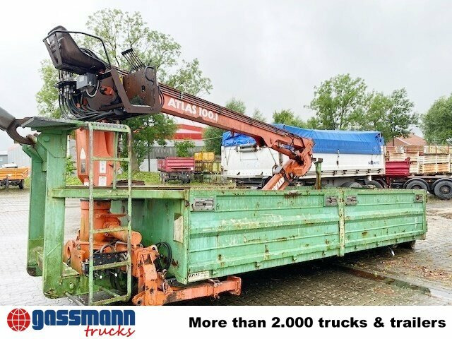 Abrollcontainer mit Flügeltüren & Atlas Kran - Benne ampliroll: photos 5 Abrollcontainer mit Flügeltüren & Atlas Kran - Benne ampliroll: photos 5